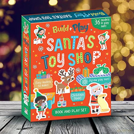 Build and Play Santa's Toy Shop: Book and Play Set with 36 Christmas Models to Make (Build and Play Kit) - Imagine That [KSIĄŻKA]