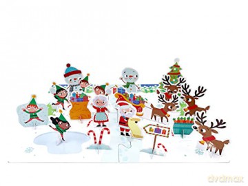 Build and Play Santa's Toy Shop: Book and Play Set with 36 Christmas Models to Make (Build and Play Kit) - Imagine That [KSIĄŻKA]