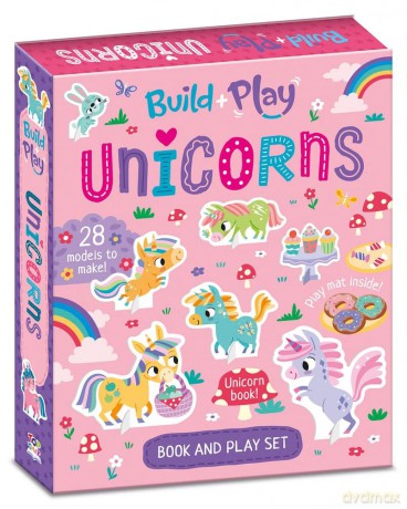Build and Play Unicorns: Book and Play Set with 28 Magical Models to Make (Build and Play Kit) - Imagine That [KSIĄŻKA]