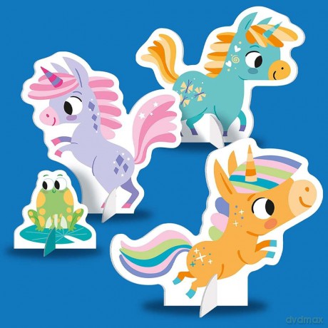Build and Play Unicorns: Book and Play Set with 28 Magical Models to Make (Build and Play Kit) - Imagine That [KSIĄŻKA]
