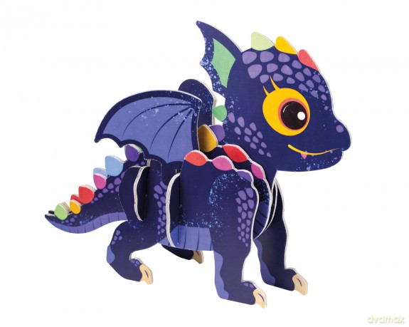 Build Your Own Baby Dragon - Comes with Accessories and Trinket Chest! - Eco Friendly Cardboard Craft Kit - Ages 4+ [KSIĄŻKA]