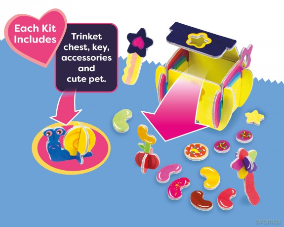 Build Your Own Baby Dragon - Comes with Accessories and Trinket Chest! - Eco Friendly Cardboard Craft Kit - Ages 4+ [KSIĄŻKA]
