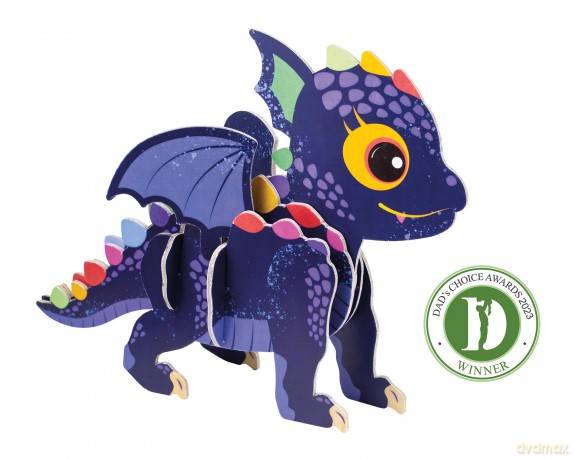 Build Your Own Baby Dragon - Comes with Accessories and Trinket Chest! - Eco Friendly Cardboard Craft Kit - Ages 4+ [KSIĄŻKA]