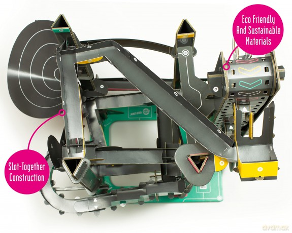Build Your Own Cardboard Marble Run - Includes x10 Swirly Glass Marbles - Eco Friendly Cardboard Craft Kit - Ages 10+ [KSIĄŻKA]