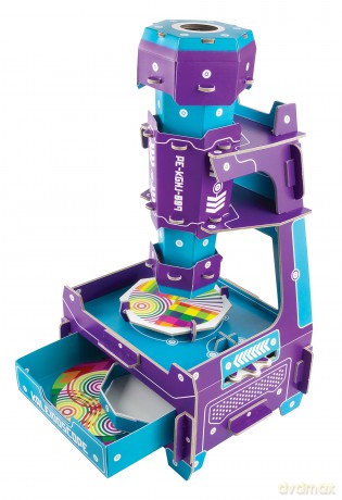 Build Your Own Kaleidoscope - With Rotating Stand and Tray - Eco Friendly Cardboard Craft Kit - Ages 8+ [KSIĄŻKA]