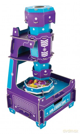 Build Your Own Kaleidoscope - With Rotating Stand and Tray - Eco Friendly Cardboard Craft Kit - Ages 8+ [KSIĄŻKA]