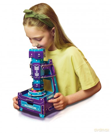 Build Your Own Kaleidoscope - With Rotating Stand and Tray - Eco Friendly Cardboard Craft Kit - Ages 8+ [KSIĄŻKA]