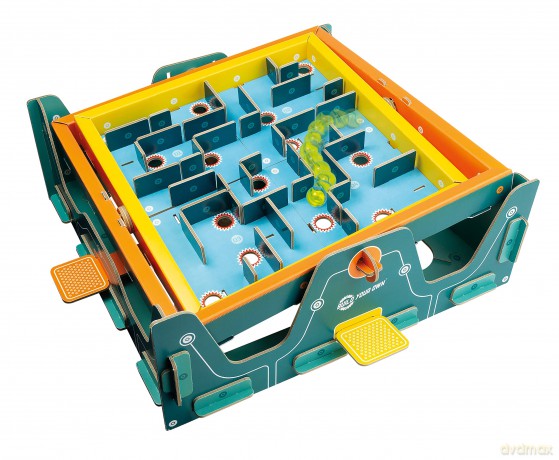 Build Your Own Marble Labyrinth - Classic Retro Toy - Eco Friendly Cardboard Craft Kit - Ages 8+ [KSIĄŻKA]