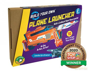 Build Your Own Paper Plane Launcher - 10x Fold 'n' Fly Paper Planes - Eco Friendly Cardboard Craft Kit - Ages 8+ [KSIĄŻKA]