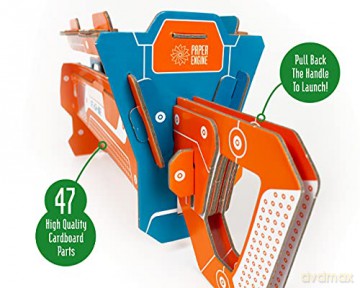 Build Your Own Paper Plane Launcher - 10x Fold 'n' Fly Paper Planes - Eco Friendly Cardboard Craft Kit - Ages 8+ [KSIĄŻKA]