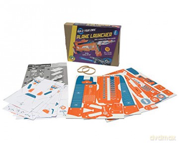 Build Your Own Paper Plane Launcher - 10x Fold 'n' Fly Paper Planes - Eco Friendly Cardboard Craft Kit - Ages 8+ [KSIĄŻKA]