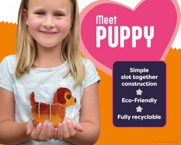 Build Your Own Puppy - Comes with Accessories and Trinket Chest! - Eco Friendly Cardboard Craft Kit - Ages 4+ [KSIĄŻKA]