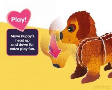 Build Your Own Puppy - Comes with Accessories and Trinket Chest! - Eco Friendly Cardboard Craft Kit - Ages 4+ [KSIĄŻKA]
