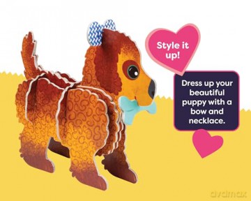 Build Your Own Puppy - Comes with Accessories and Trinket Chest! - Eco Friendly Cardboard Craft Kit - Ages 4+ [KSIĄŻKA]
