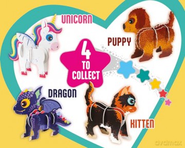 Build Your Own Puurrrrfect Kitten - Comes with Accessories and Trinket Chest! - Eco Friendly Cardboard Craft Kit - Ages 4+ [KSIĄŻKA]