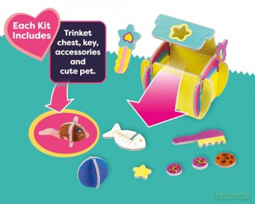 Build Your Own Puurrrrfect Kitten - Comes with Accessories and Trinket Chest! - Eco Friendly Cardboard Craft Kit - Ages 4+ [KSIĄŻKA]