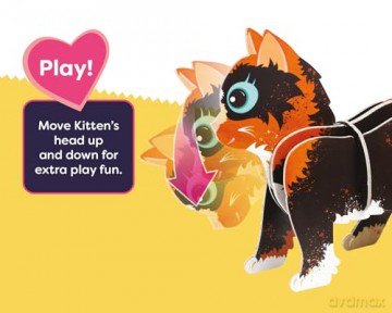 Build Your Own Puurrrrfect Kitten - Comes with Accessories and Trinket Chest! - Eco Friendly Cardboard Craft Kit - Ages 4+ [KSIĄŻKA]