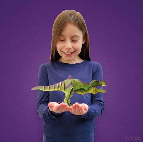 Build Your Own T-Rex Dinosaur - Moving Head and Jaw Closing Action - Eco Friendly Cardboard Craft Kit - Ages 8+ [KSIĄŻKA]