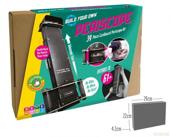 Build Your Own Working Periscope - Extendable Viewing Tube - Eco Friendly Cardboard Craft Kit - Ages 8+ [KSIĄŻKA]