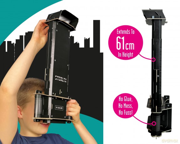 Build Your Own Working Periscope - Extendable Viewing Tube - Eco Friendly Cardboard Craft Kit - Ages 8+ [KSIĄŻKA]