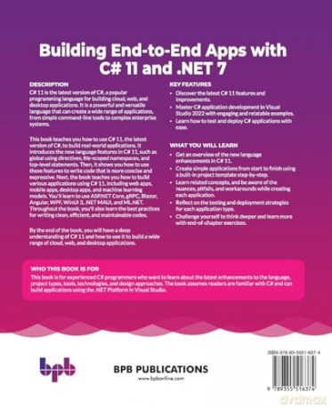 Building End-to-End Apps with C# 11 and .NET 7: The complete guide to building web, desktop, and mobile apps (English Edition) - Arun Gupta [KSIĄŻKA]