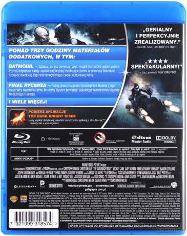 Mroczny Rycerz Powstaje edycja specjalna (okładka 3D) [2xBlu-Ray]