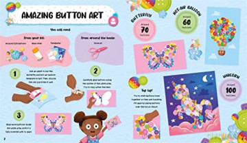 Button Crafts (Children's Arts and Crafts Activity Kit) - Igloo Books [KSIĄŻKA]