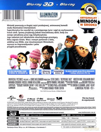 Minionki rozrabiają+Minionek Stress Ball [Blu-Ray 3D]+[Blu-Ray]
