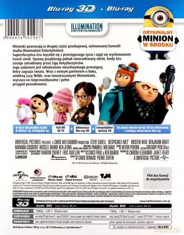Minionki rozrabiają+Minionek Stress Ball [Blu-Ray 3D]+[Blu-Ray]