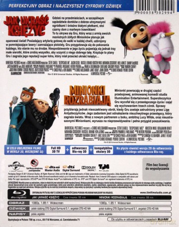 Jak ukraść księżyc / Minionki rozrabiają Pakiet [Blu-Ray 3D]+[Blu-Ray]