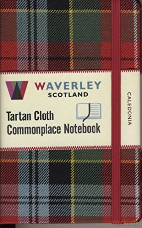 Caledonia: Waverley Genuine Tartan Cloth Commonplace Notebook (9cm x 14cm): 17 (Waverley Scotland Genuine Tartan Cloth Commonplace Notebooks/Stationery/Tartan/Plaid) - Waverley Scotland [KSIĄŻKA]