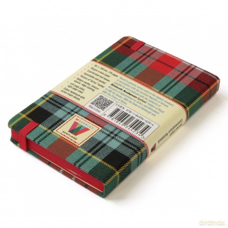 Caledonia: Waverley Genuine Tartan Cloth Commonplace Notebook (9cm x 14cm): 17 (Waverley Scotland Genuine Tartan Cloth Commonplace Notebooks/Stationery/Tartan/Plaid) - Waverley Scotland [KSIĄŻKA]