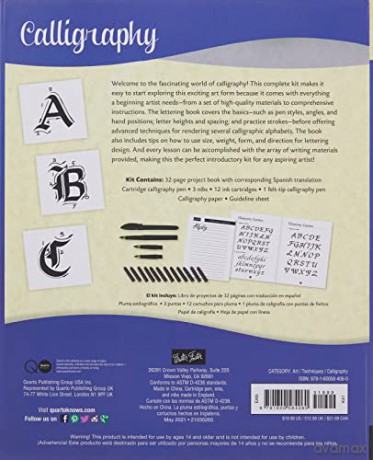 Calligraphy Kit: A Complete Lettering Kit for Beginners: A complete kit for beginners - Arthur Newhall [KSIĄŻKA]