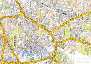Cambridge A-Z Pocket Street Map - A-Z Maps [KSIĄŻKA]