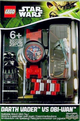 Lego Zegarek Star Wars Darth Vader i Obi-Wan Kenob 1222 [KLOCKI]