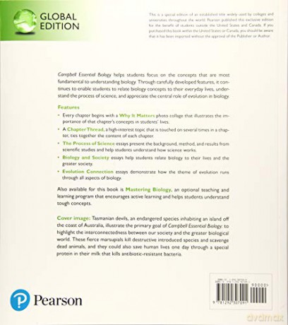 Campbell Essential Biology, Global Edition - Eric Simon [KSIĄŻKA]
