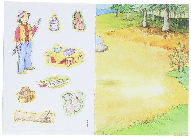 Camping Fun Sticker Activity Book (Little Activity Books) - Cathy Beylon [KSIĄŻKA]