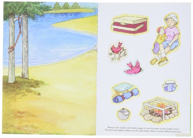 Camping Fun Sticker Activity Book (Little Activity Books) - Cathy Beylon [KSIĄŻKA]