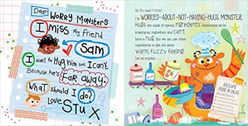 Can I Have a Hug Book and Plush Boxset (The Very Hungry Worry Monsters) Helps Children with anxiety - Rosie Greening [KSIĄŻKA]