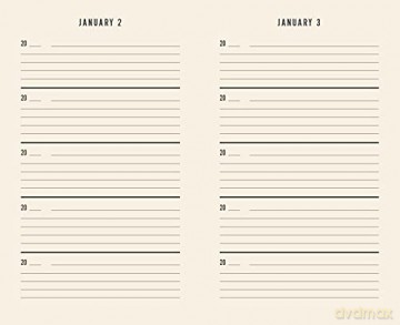 Canvas One Line a Day: A Five-Year Memory Journal - Chronicle Books [KALENDARZ]