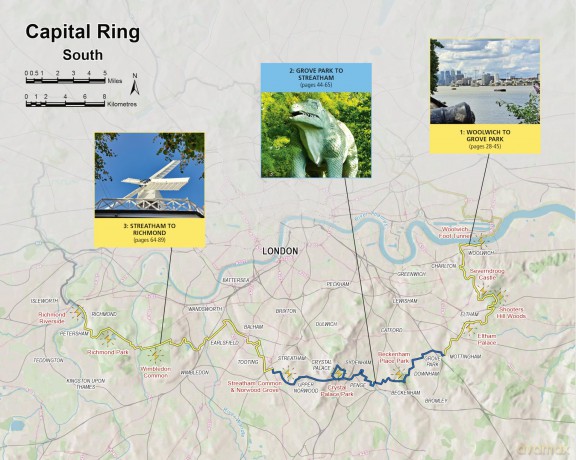 Capital Ring: 3 (Sparky Walking Guides) - Jon Cox [KSIĄŻKA]