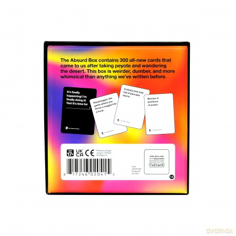 Cards Against Humanity: Absurd Box - 300-Card Expansion - Packaging May Vary [KSIĄŻKA]