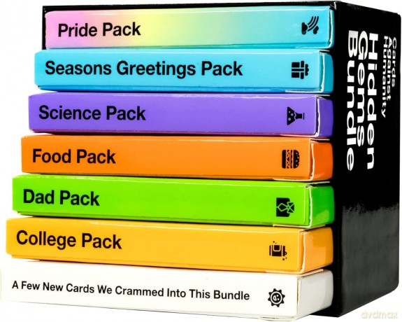 Cards Against Humanity: Hidden Gems Bundle - 6 themed packs + 10 new cards [KSIĄŻKA]