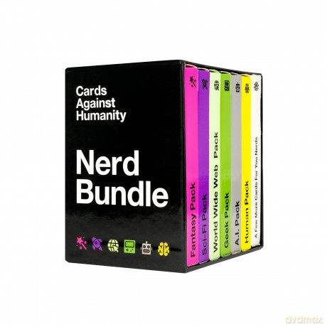 Cards Against Humanity: Nerd Bundle - 6 Themed Packs + 10 All-New Cards [KSIĄŻKA]