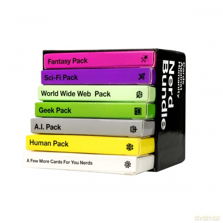 Cards Against Humanity: Nerd Bundle - 6 Themed Packs + 10 All-New Cards [KSIĄŻKA]