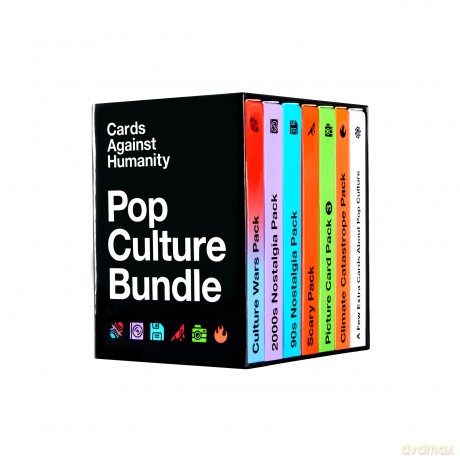 Cards Against Humanity: Pop Culture Bundle | 6 Themed Packs + 10 New Cards | New for 2023! [KSIĄŻKA]