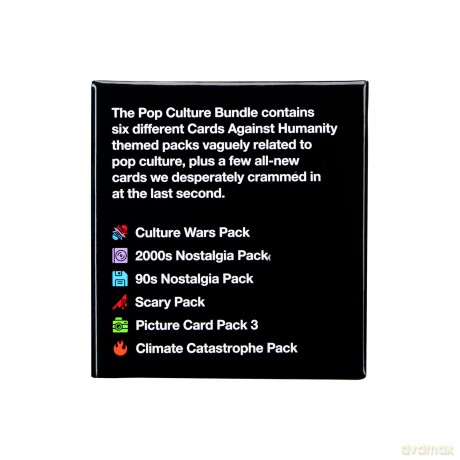 Cards Against Humanity: Pop Culture Bundle | 6 Themed Packs + 10 New Cards | New for 2023! [KSIĄŻKA]