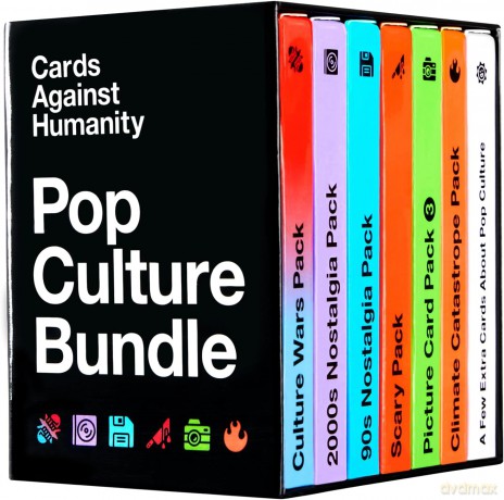 Cards Against Humanity: Pop Culture Bundle | 6 Themed Packs + 10 New Cards | New for 2023! [KSIĄŻKA]