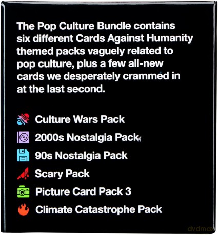 Cards Against Humanity: Pop Culture Bundle | 6 Themed Packs + 10 New Cards | New for 2023! [KSIĄŻKA]