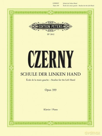Carl Czerny-Studies For The Left Hand Op.399-Piano-Study - Carl Czerny [KSIĄŻKA]